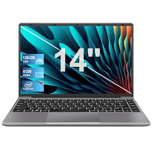 Ordinateur portable ultra fin de 14.1 pouces, Windows 11 Pro, Intel