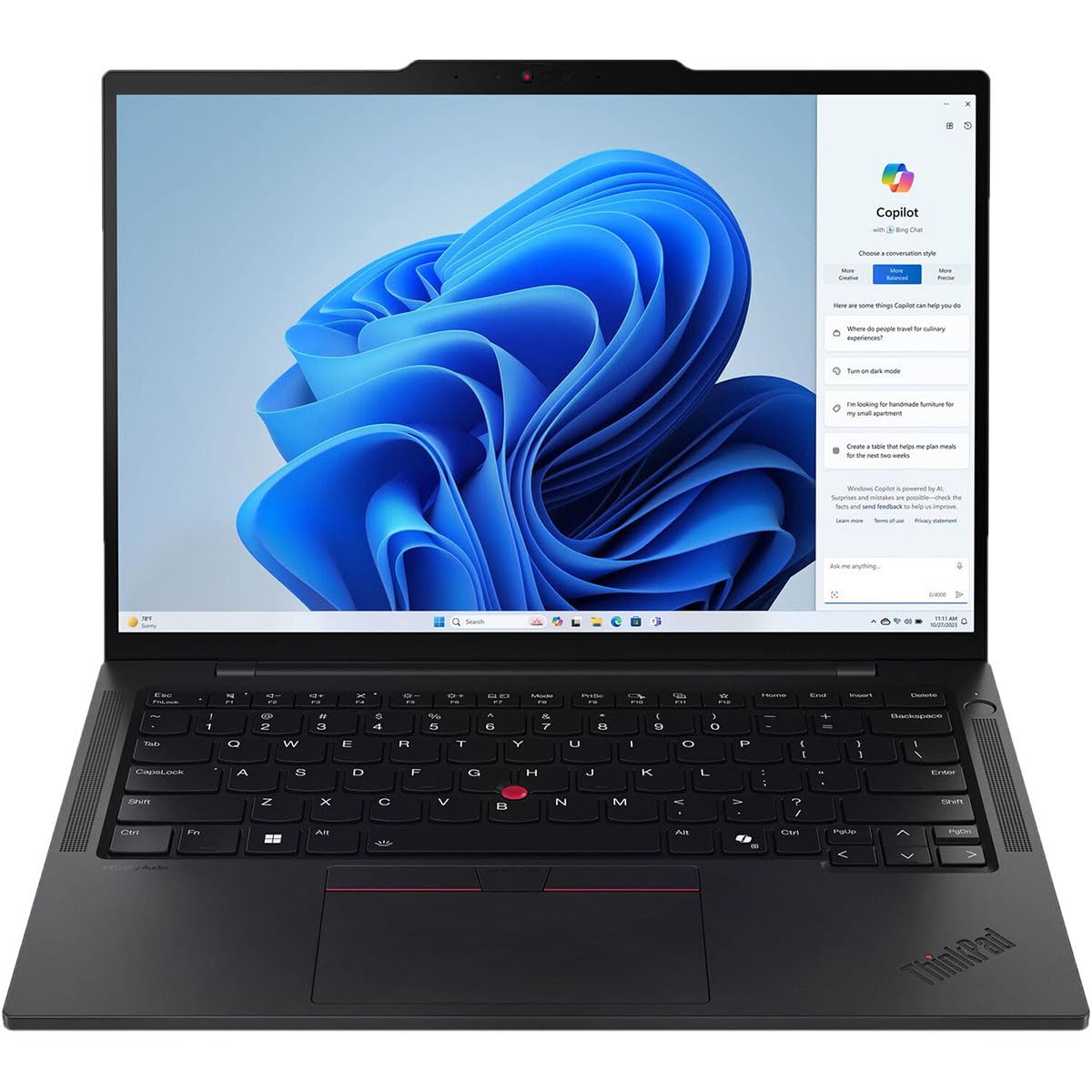 Lenovo ThinkPad T14s Gen 5 Ordinateur portable 14" WUXGA Intel Core Ultra 5 125U 16 Go SSD 256 Go pour professionnels Bu