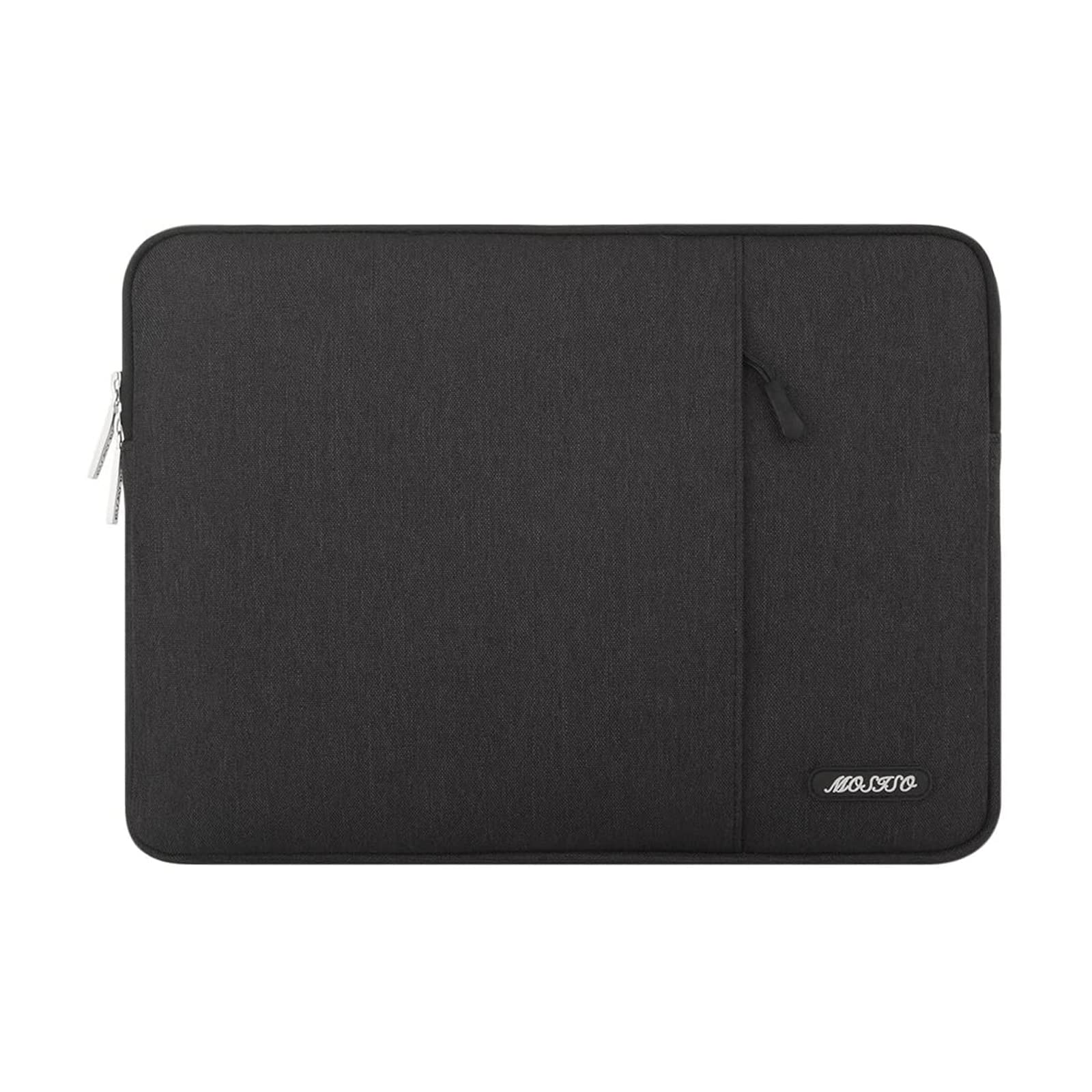 MOSISO Housses pour Ordinateur 1|3" Compatible MacBook Air/Pro 13/14 HP Dell ASUS Lenovo, Étui en Polyester Noir, Protec